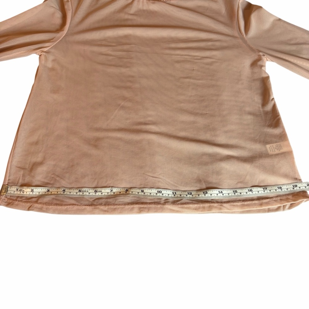 DOLLS KILL “NOT HOLDING BACK” SHEER PINK LONG SLEEVE TOP – SIZE M - Picture 7 of 12